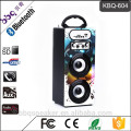 Karaoke System 1200mAh beste Bluetooth Lautsprecher Holzkiste mit FM Radio USB